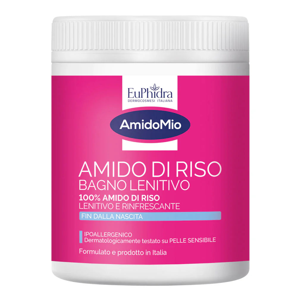 EuPhidra AmidoMio Amido di Riso Bagno Rinfrescante Polvere 200g
