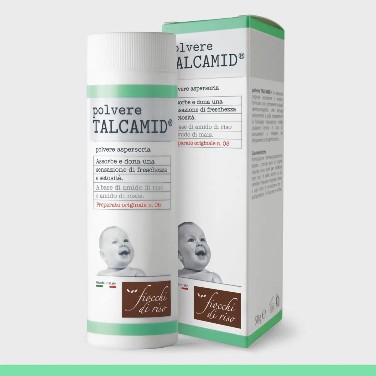 Fiocchi di Riso Polvere Talcamid leni 50g