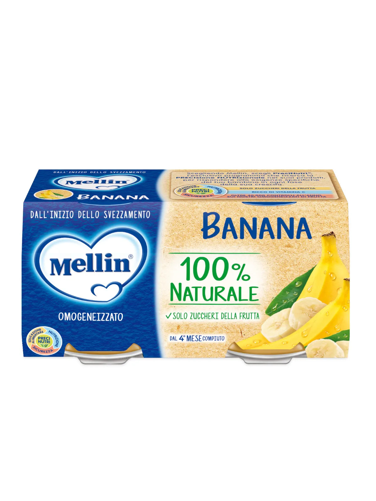 Mellin Omogeneizzato Banana 2×100 gr