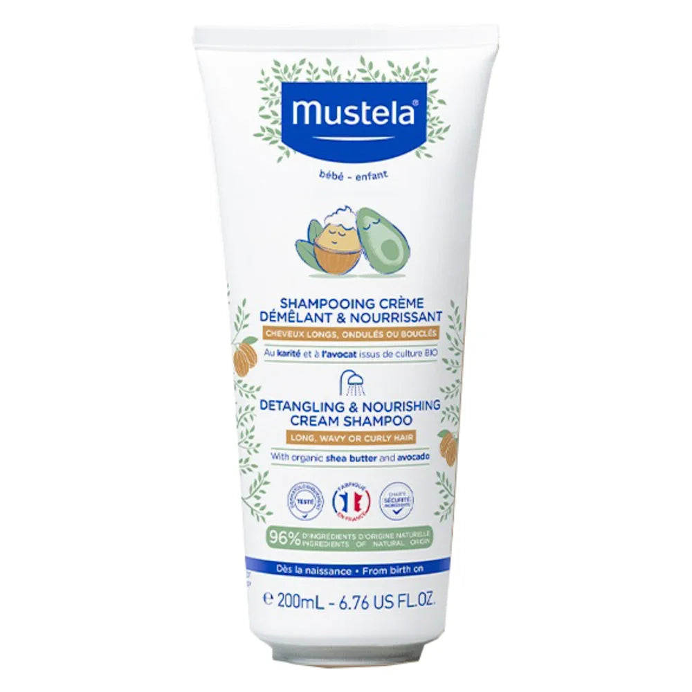 Mustela Shampoo Balsamo Nutriente E Districante Capelli Delicati 200ml