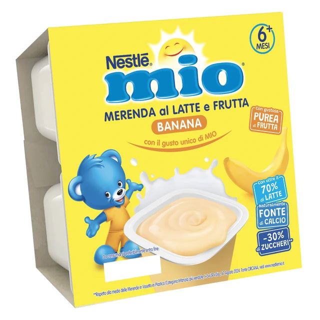 Nestlé MIO Merenda al Latte Banana 4x100 g