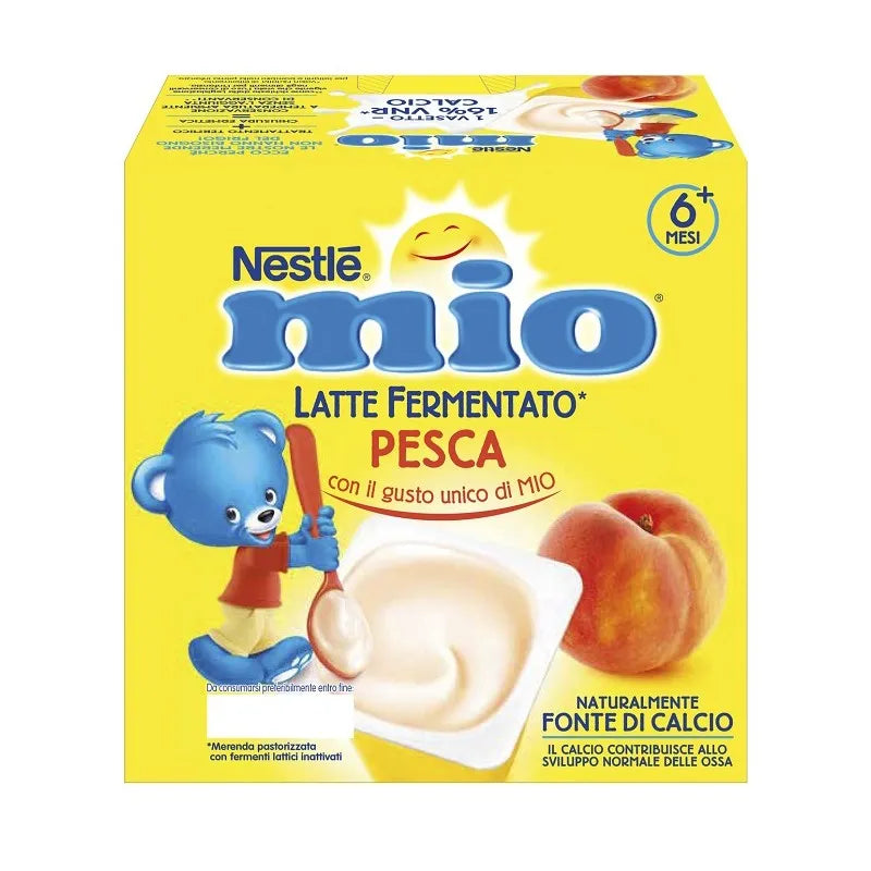 Nestlè Mio Merenda Latte Fermentato Pesca 4x100g