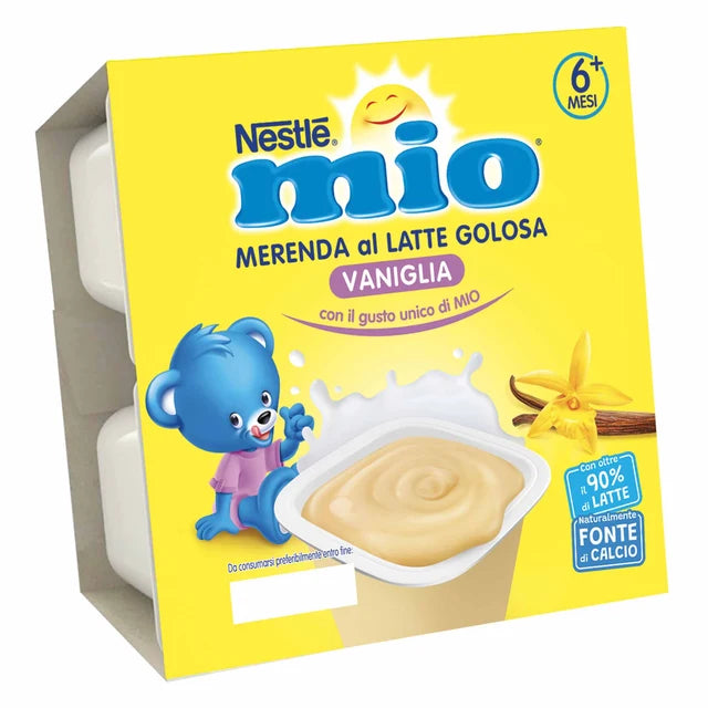Nestlé MIO Merenda al Latte Vaniglia 4x100 g