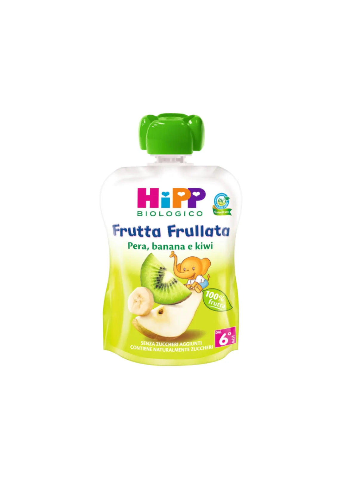 Hipp Frutta Frullata Pera, Banana e Kiwi 90g