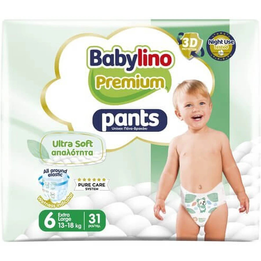 Babylino Premium Mutandino Tg. 6 (13-18 kg) 31 Pezzi