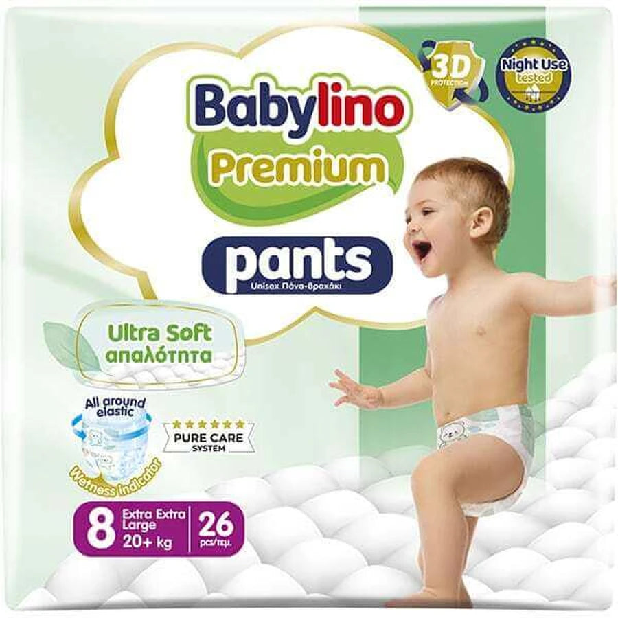 Babylino Premium Mutandino tg 8 (20+ kg) 26 Pezzi