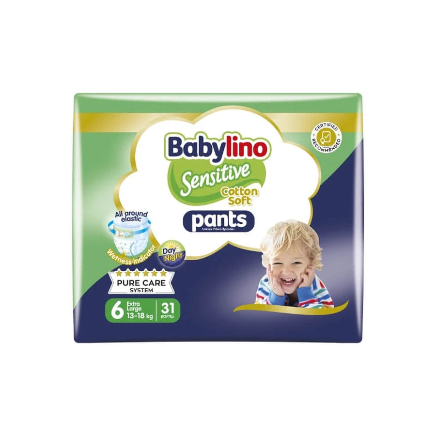 Babylino Sensitive Mutandino Tg 6 (13-18 kg) 31 Pezzi