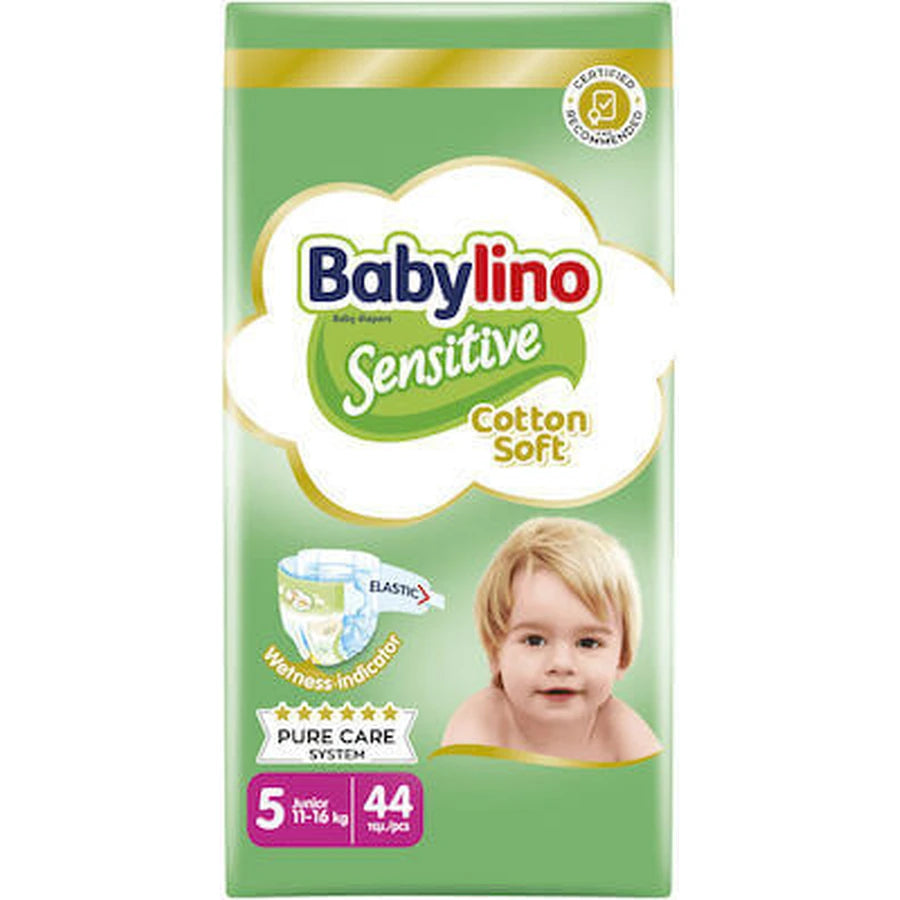 Babylino Sensitive Pannolino Tg. 5 (11-16 kg) 44 Pezzi