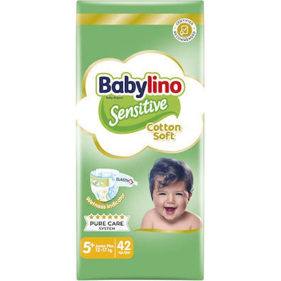 Babylino Sensitive Pannolino Tg. 5+ (12-17 kg) 42 Pezzi