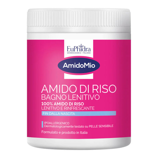 EuPhidra AmidoMio Amido di Riso Bagno Rinfrescante Polvere 200g