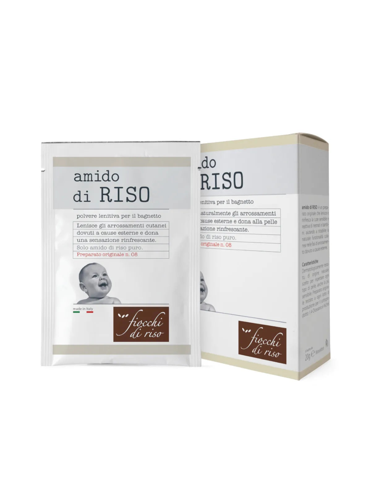 Fiocchi di Riso Amido di Riso in Polvere 5×20 g