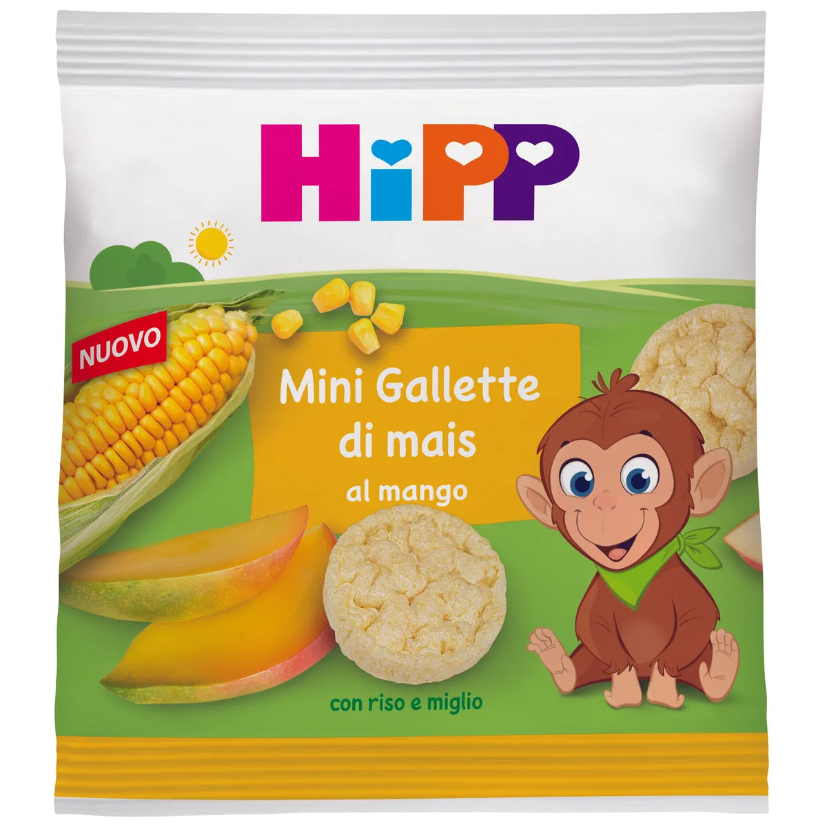 Hipp Mini Gallette di Mais al Mango
