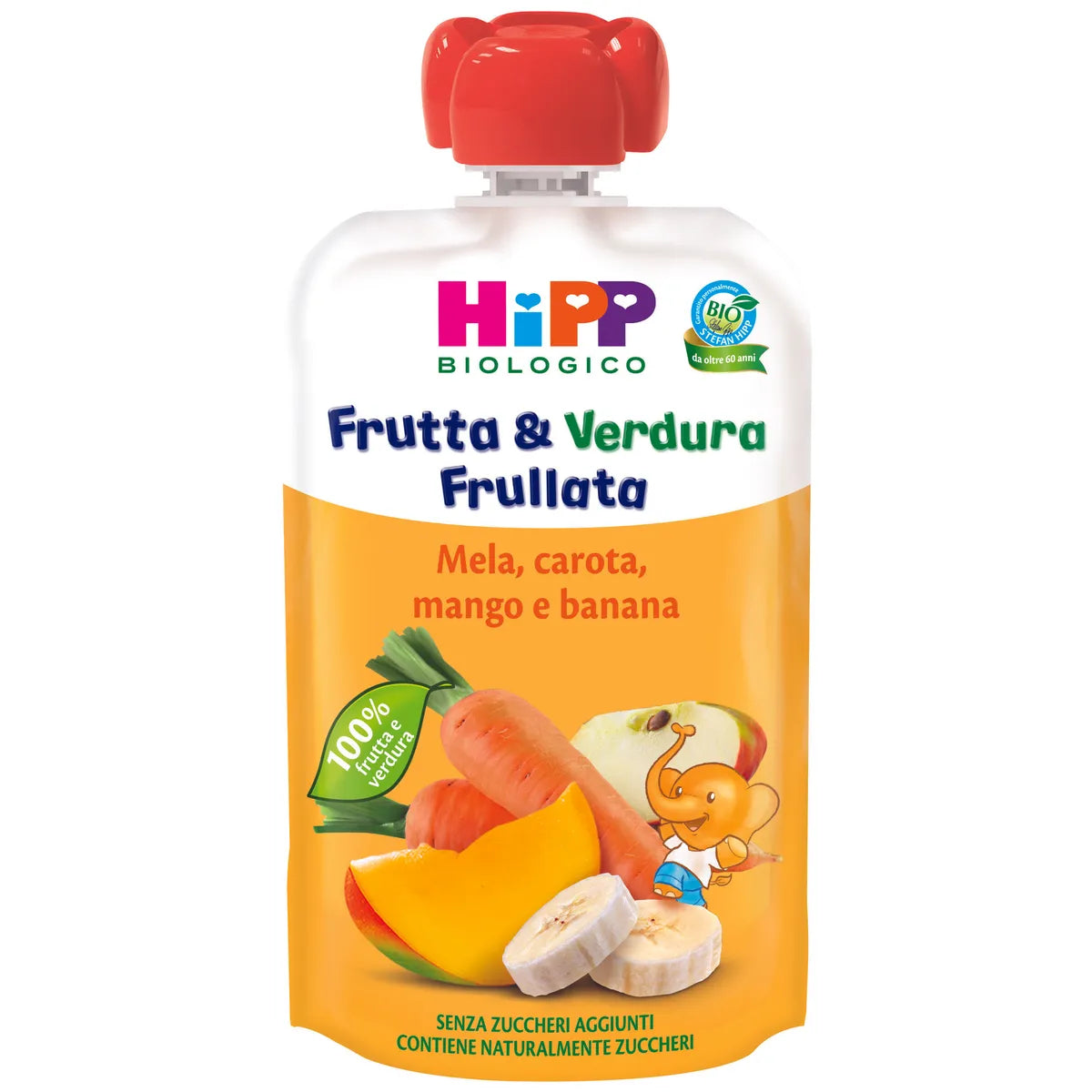 Hipp Frutta & Verdura Frullata Mela Carota Mango Banana 90g