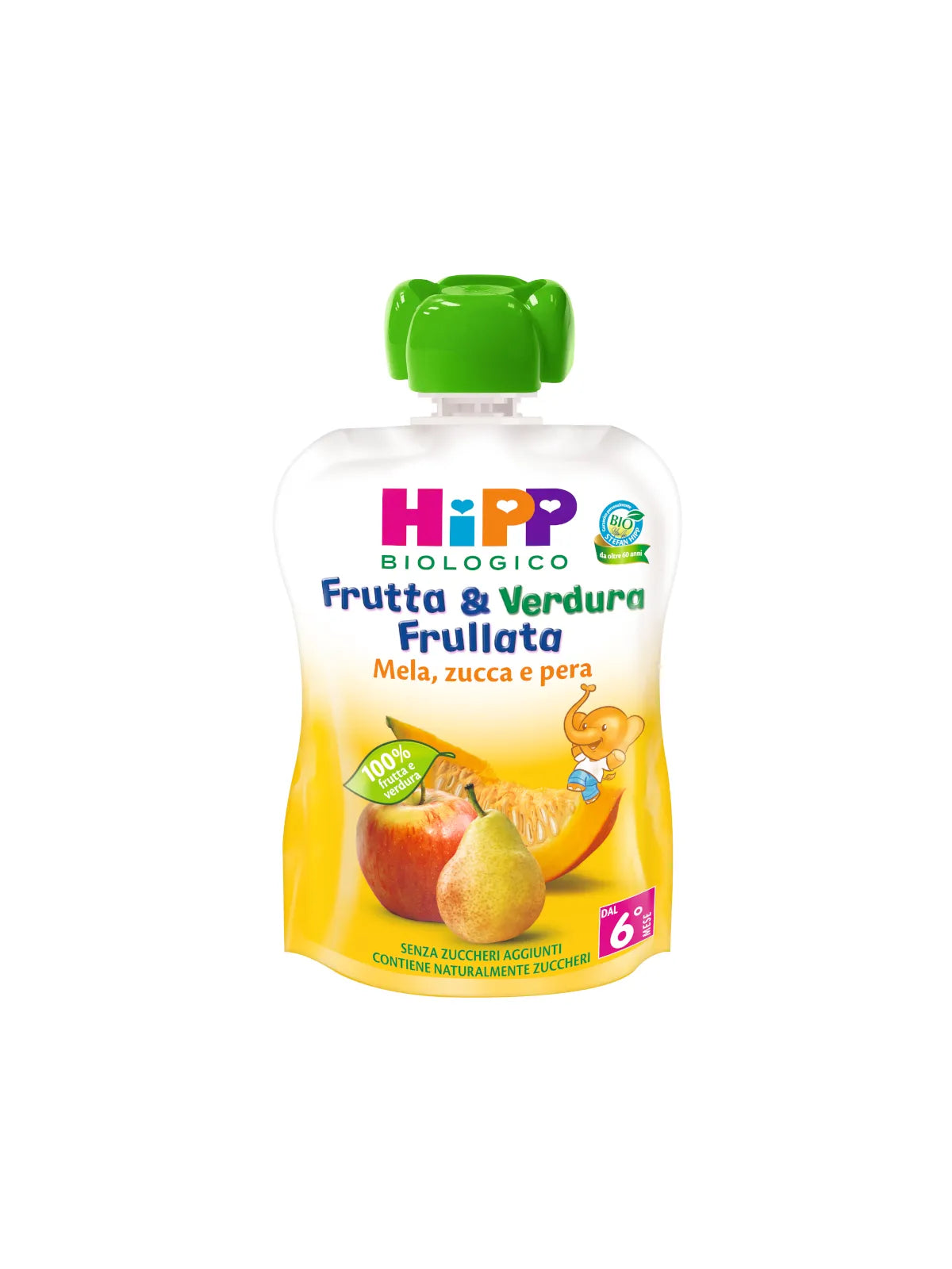 Hipp Frutta e Verdura Frullata Mela Pera e Zucca 90 gr