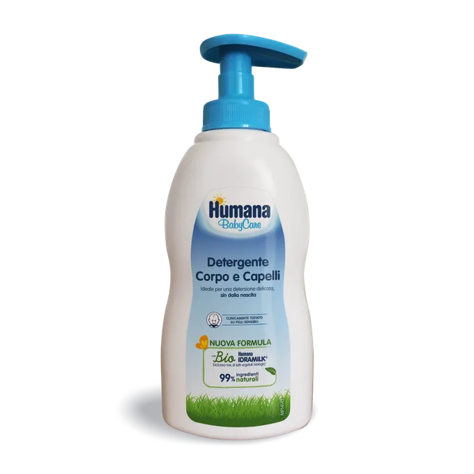 Humana Babycare Detergente Corpo e Capelli 300 ml