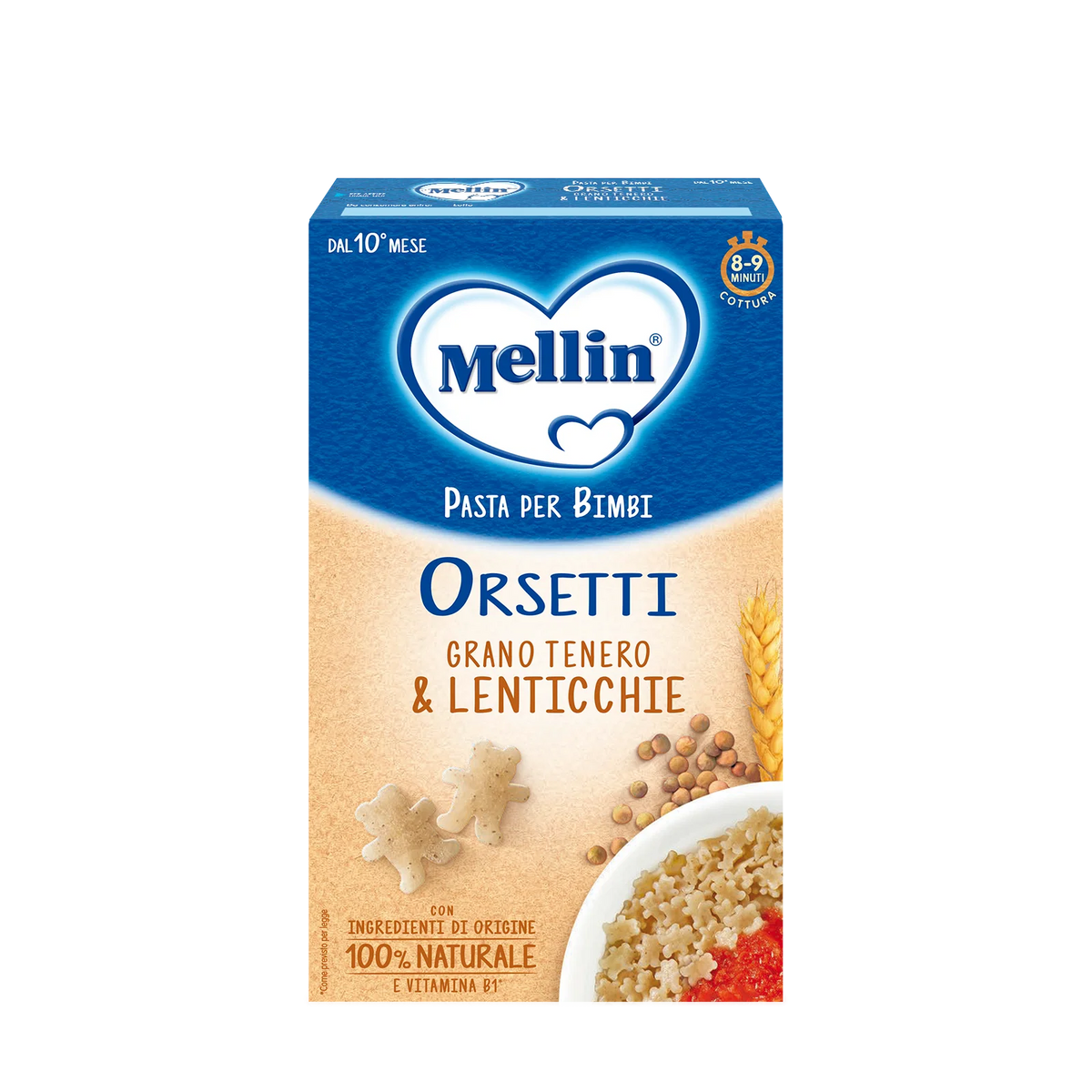 Mellin Orsetti di Lenticchie confezione da 280g