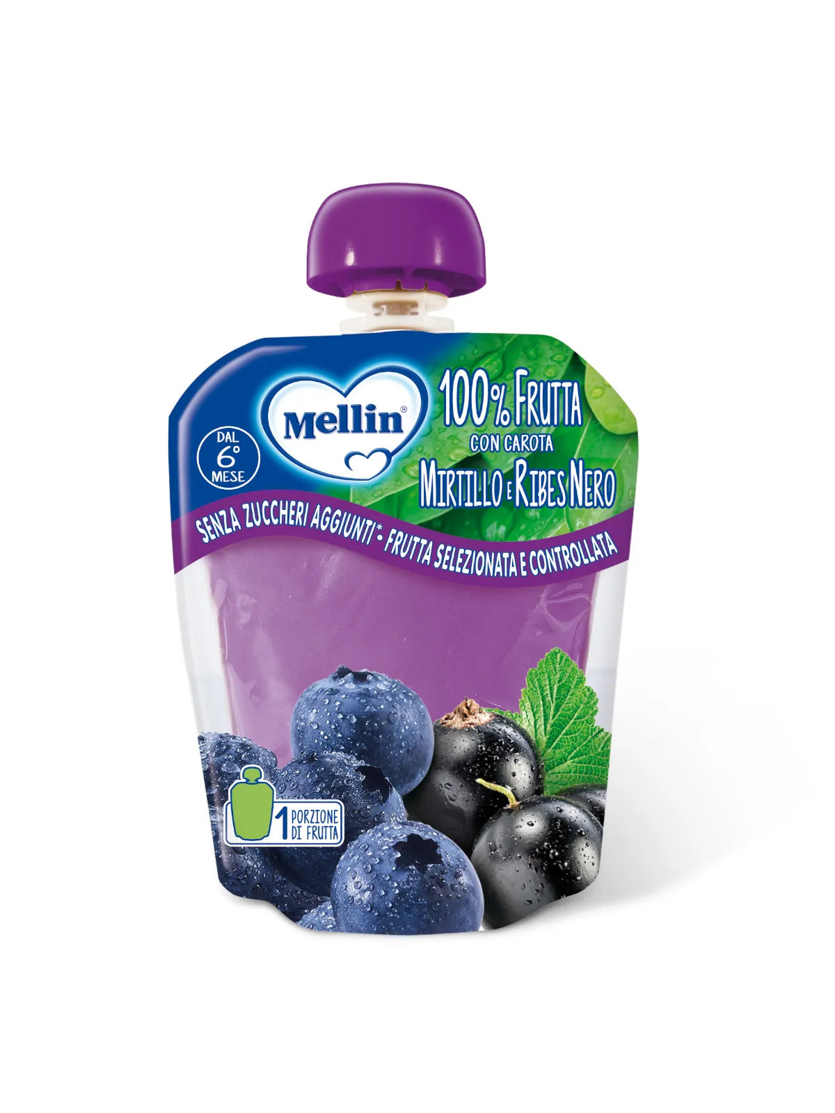 Mellin Pouch Mirtillo Ribes 90 gr
