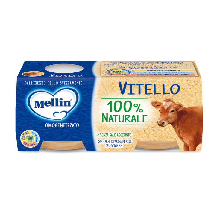 Mellin Omogeneizzato Vitello 2x80 g
