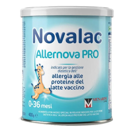 Novalac Allernova Pro per Allergia Proteine Latte Vaccino 400 g