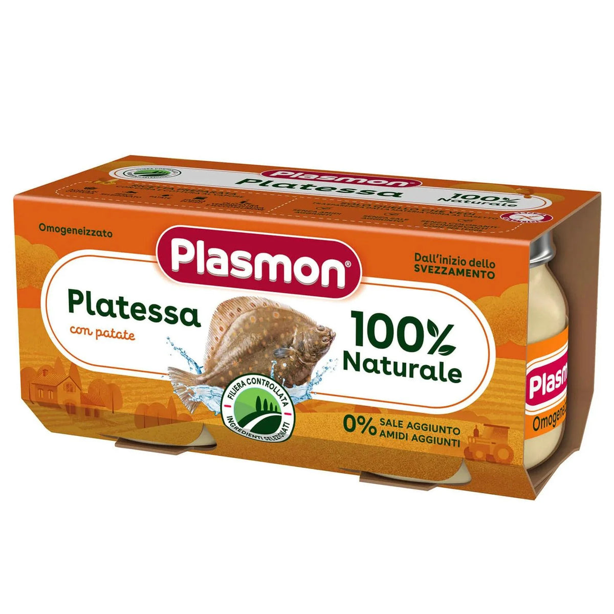 Plasmon Omogeneizzato Platessa 2x80