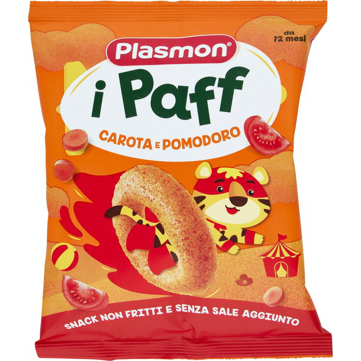 Plasmon Snack i Paff Carota e Pomodoro 15g