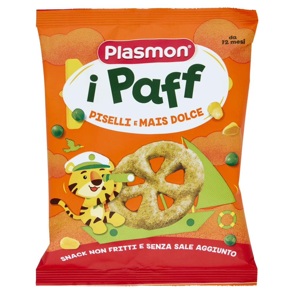 Plasmon Snack i Paff Piselli e Mais 15g
