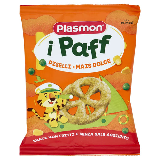 Plasmon Snack i Paff Piselli e Mais 15g