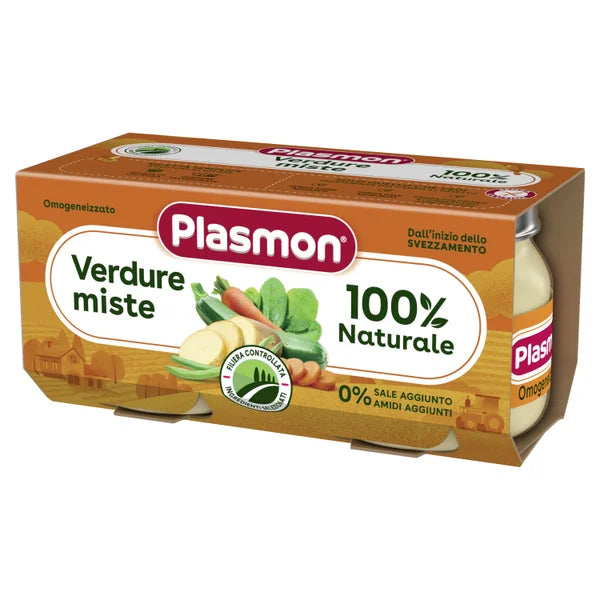 Plasmon Omogeneizzato Verdure Miste 2x80 g